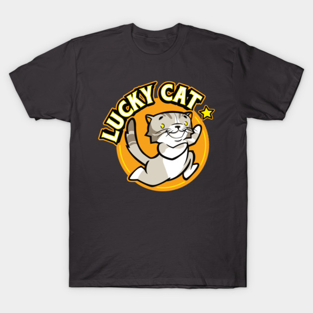 Lucky Cat! T-Shirt by Mattocks Design
