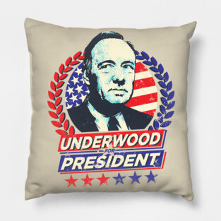 Frank Underwood for President 2024 Pillow