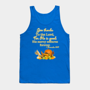 1  Chronicles 16:34 (cornucopia) Tank Top