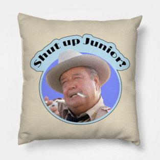 Buford T Justice Sheriff Smokey and the Bandit T-Shirt Pillow