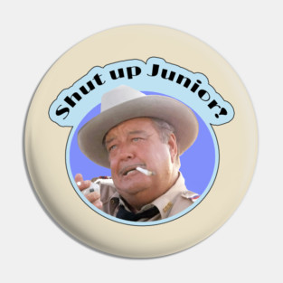 Buford T Justice Sheriff Smokey and the Bandit T-Shirt Pin