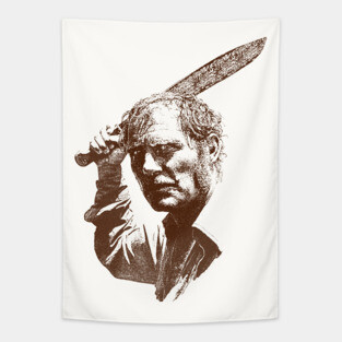 Quint from Jaws Tapestry