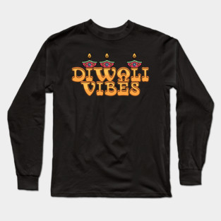 Retro Diwali Vibes Long Sleeve T-Shirt