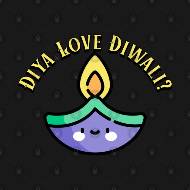Diya Love Diwali pun by HolidayBug