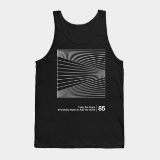 Tears for Fears - Minimalist Style Graphic Artwork Tank Top