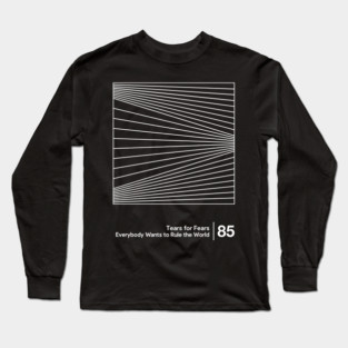 Tears for Fears - Minimalist Style Graphic Artwork Long Sleeve T-Shirt