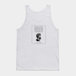 Marcus Aurelius Stoicism Tank Top