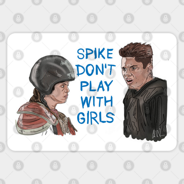 Little Giants: Spike Don't Play With Girls Sticker by 51Deesigns