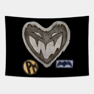 Marshall Lee's patched jacket - Fionna and Cake / Adventure Time fan art Tapestry