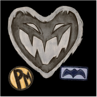 Marshall Lee's patched jacket - Fionna and Cake / Adventure Time fan art Posters and Art