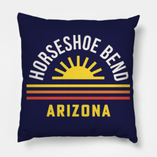 Horseshoe Bend Arizona Souvenir Gift Sunrise Pillow