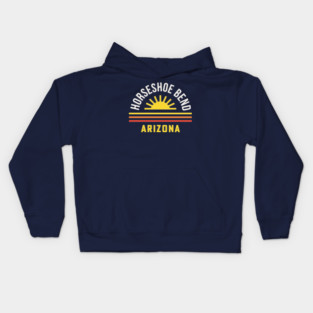 Horseshoe Bend Arizona Souvenir Gift Sunrise Kids Hoodie