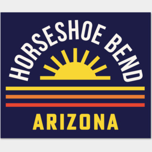 Horseshoe Bend Arizona Souvenir Gift Sunrise Posters and Art