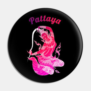 Thailand Kinnaree – Figure Of Spiritual Good Fortune T-Shirt Pin