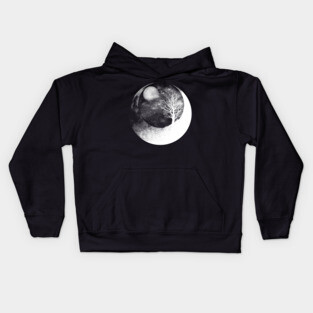 Light Side of the Moon Kids Hoodie