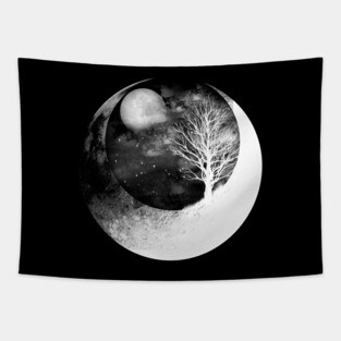 Light Side of the Moon Tapestry