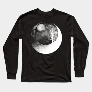 Light Side of the Moon Long Sleeve T-Shirt