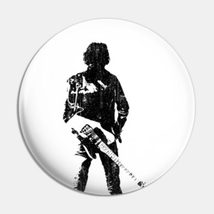 Bruce Springsteen Vintage / Guitarist Retro Style Pin