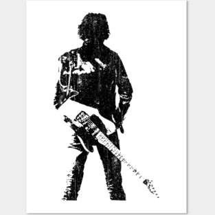 Bruce Springsteen Vintage / Guitarist Retro Style Posters and Art