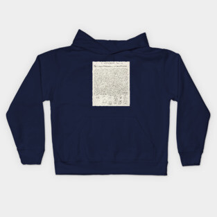 Declaration of Independence Kids Hoodie