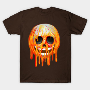 Face Melting Emoji T-Shirt