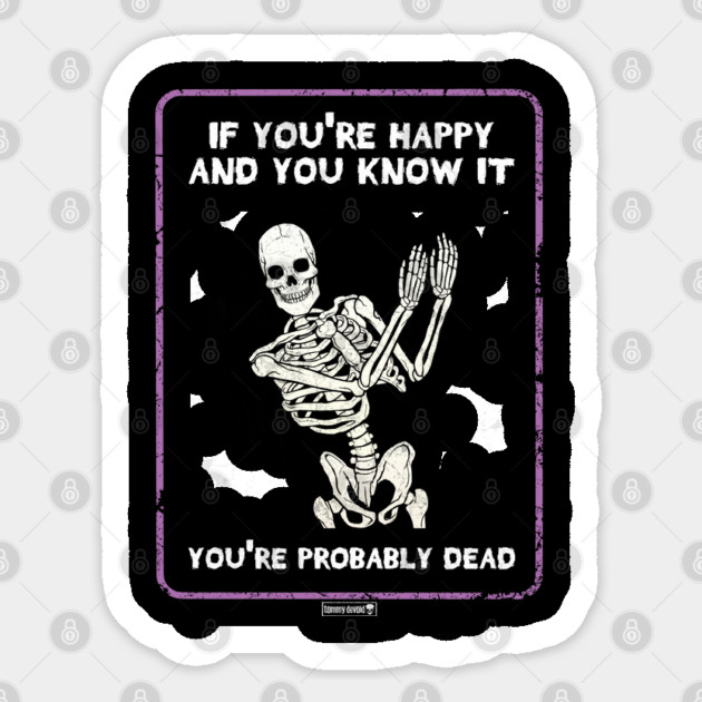 Let's Be Honest. Sticker by Tommy Devoid