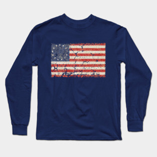 US Flag 1776 Long Sleeve T-Shirt