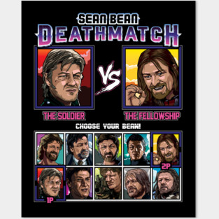 Sean Bean Fighter Posters and Art