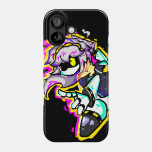 Murder Drones Disassembler drone neon graffiti art Phone Case