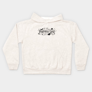 Prophecy Girls Icons (Dark Text) Kids Hoodie