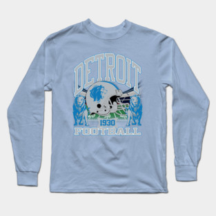 Detroit Football 1930 - Vintage Glory Tee Long Sleeve T-Shirt