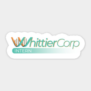 Whittier Corp Intern Uniform Sticker