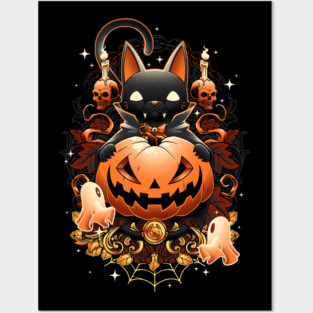 SPOOKY VAMPURR Posters and Art