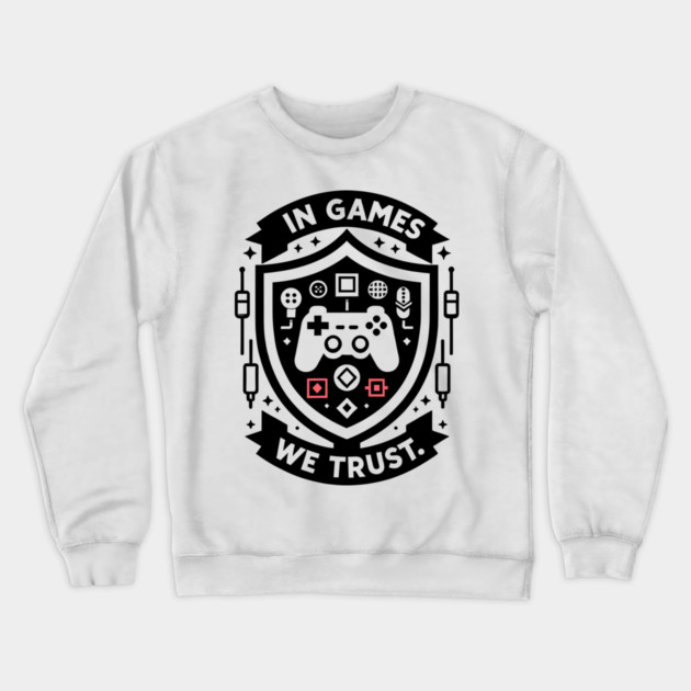 Gamers Never Die They Respawn Crewneck Sweatshirt by Frank Ring