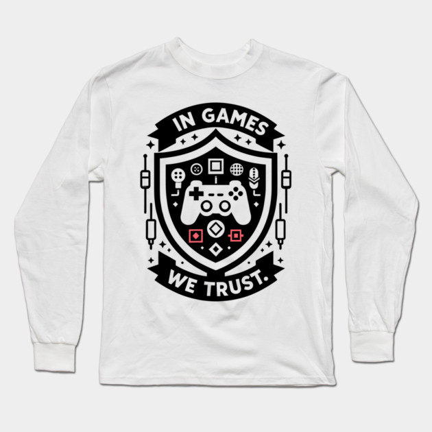 Gamers Never Die They Respawn Long Sleeve T-Shirt by Frank Ring