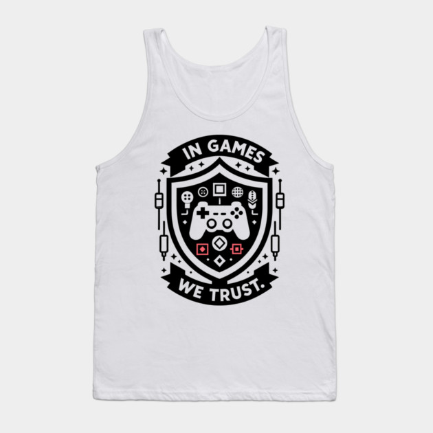 Gamers Never Die They Respawn Tank Top by Frank Ring