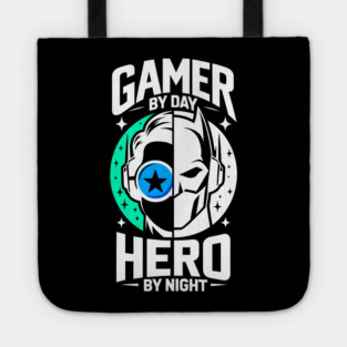 Gamer by Day Hero by Night Tote