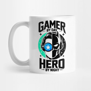 Gamer by Day Hero by Night Mug