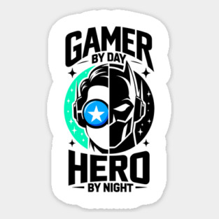Gamer by Day Hero by Night Magnet