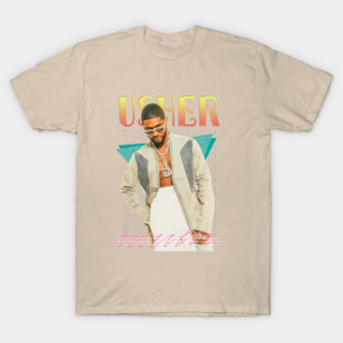 Usher Retro Aesthetic Fan Art T-Shirt