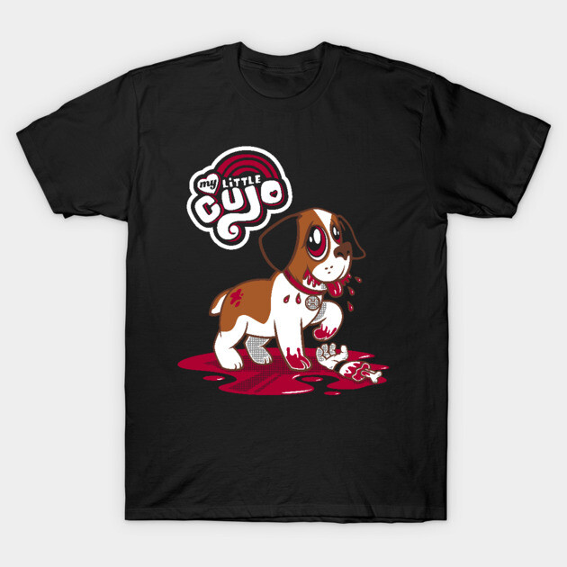 My Little Cujo - Creepy Cute Horror - Killer Dog Cartoon T-Shirt by Nemons
