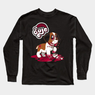My Little Cujo - Creepy Cute Horror - Killer Dog Cartoon Long Sleeve T-Shirt