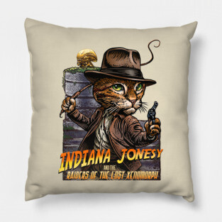 Indiana Jonesy Pillow