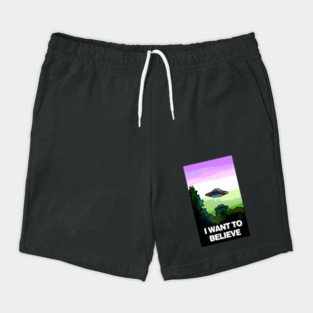 I WANT TO BELIEVE in GENDERQUEER Shorts