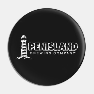 Pen Island Brewing Logo Weathered Pin