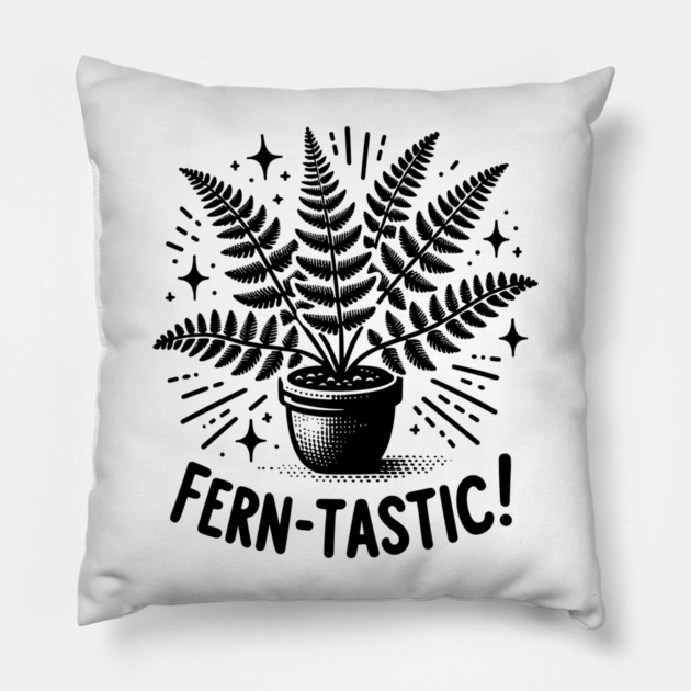 Fern-Tastic! Pillow by Frank Ring
