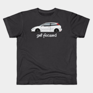 white get focused Kids T-Shirt