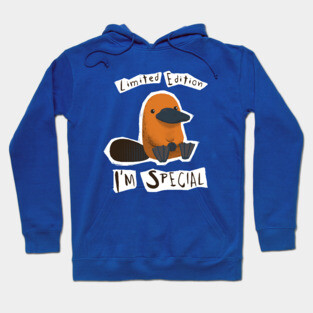Limited Edition - I'm Special Platypus - Cute Weird Animal Hoodie