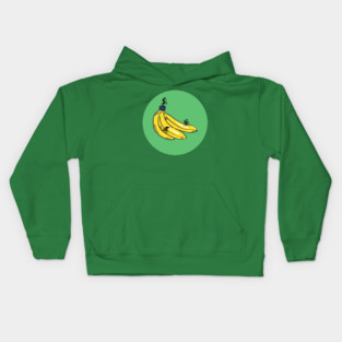 Banana bike park Kids Hoodie