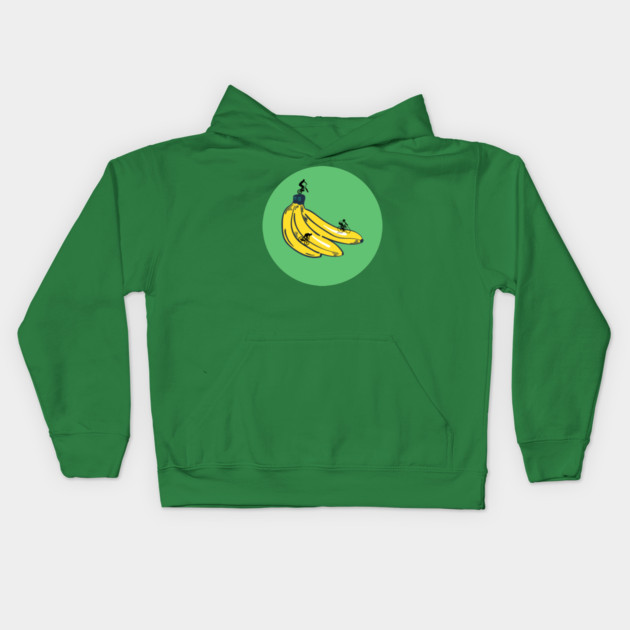 Banana bike park Kids Hoodie by RIDECAMP